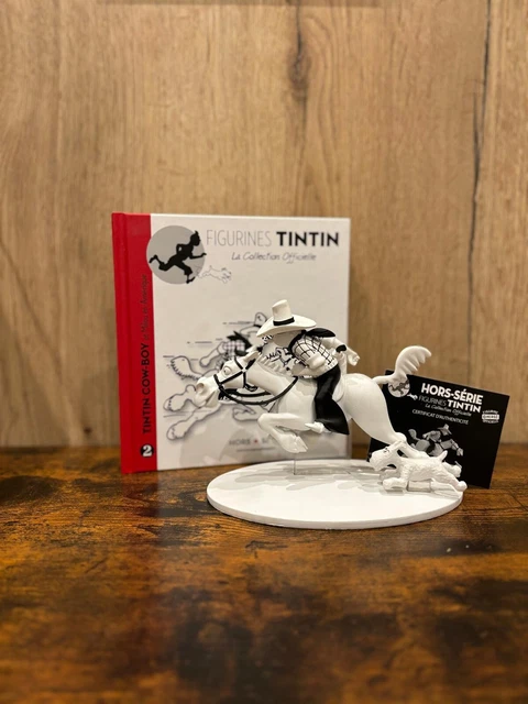 FIGURINE DE COLLECTION Tintin, en tenue de cow-boy 13cm (42191) EUR 34